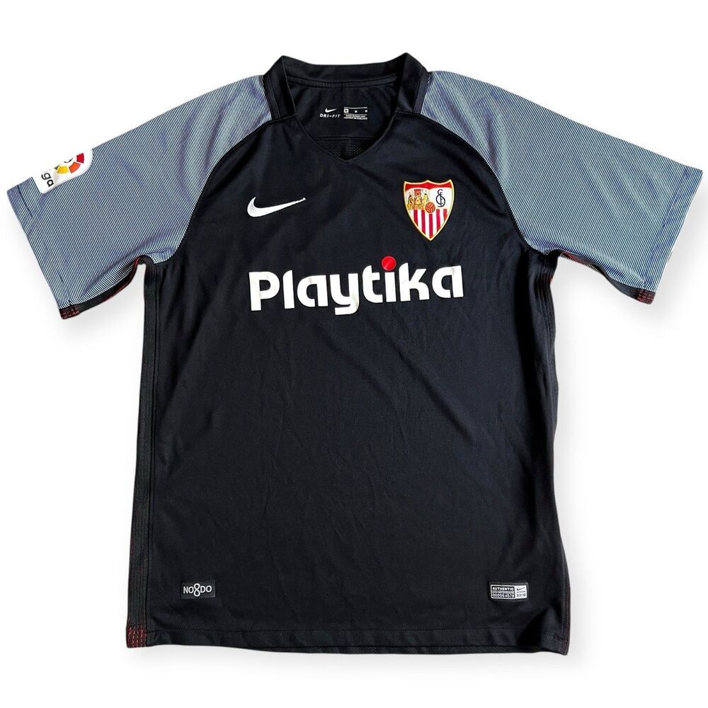 Nike FC Sevilla 2018-2019 Home Soccer Jersey Size Men's US Medium Shirt